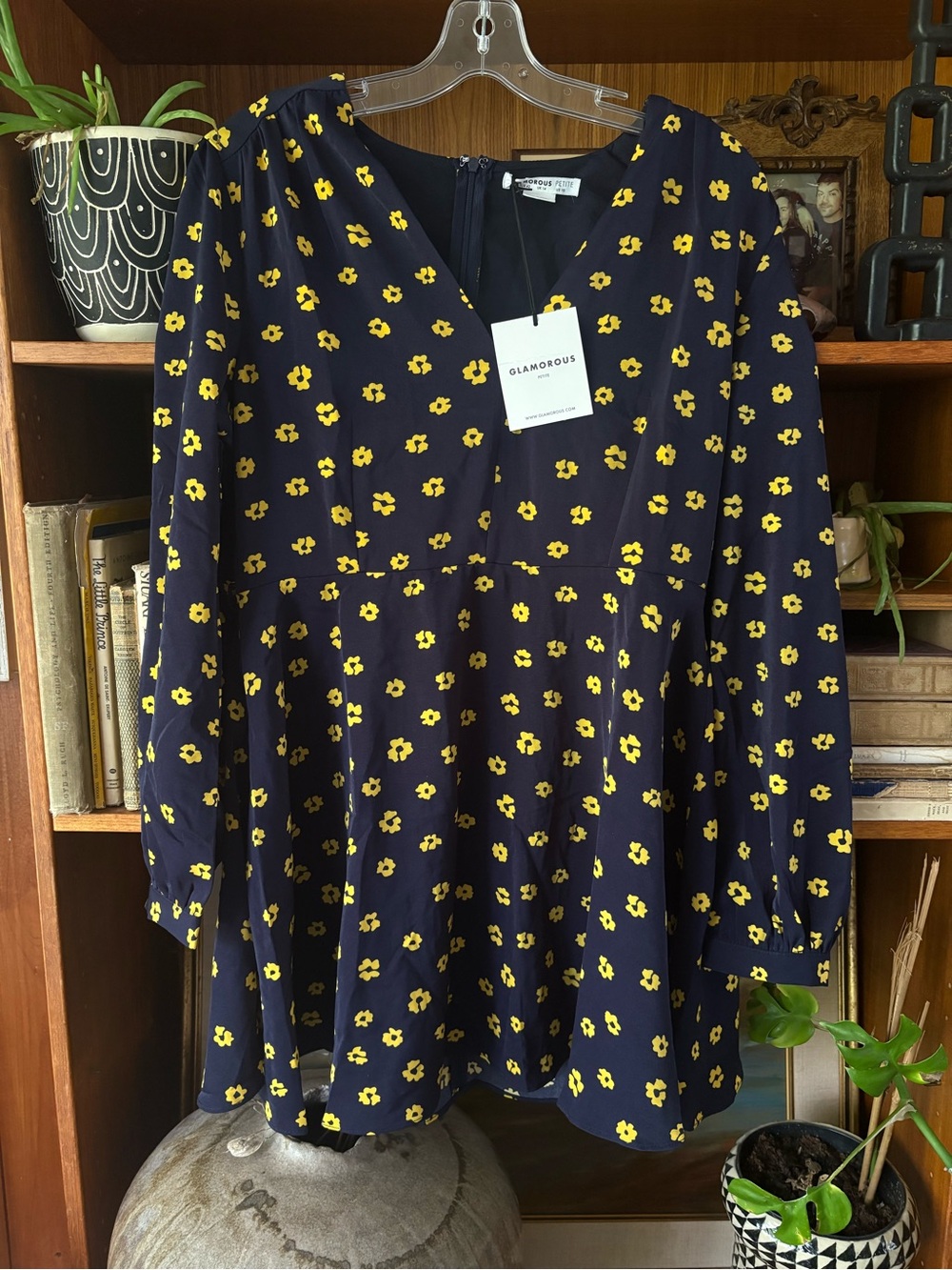 Glamorous Navy and Floral Baby Doll NWT 10